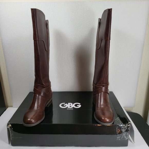 GBG Guess Haidyn Dark Brown Women Boots Size-7-M  COD/192 - Picture 4 of 8